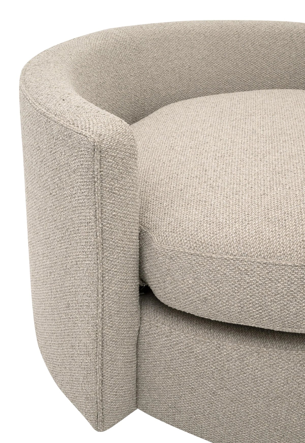 כורסא מעוצבת מסתובבת רחבה עם כריות גב - דגם Loveseat