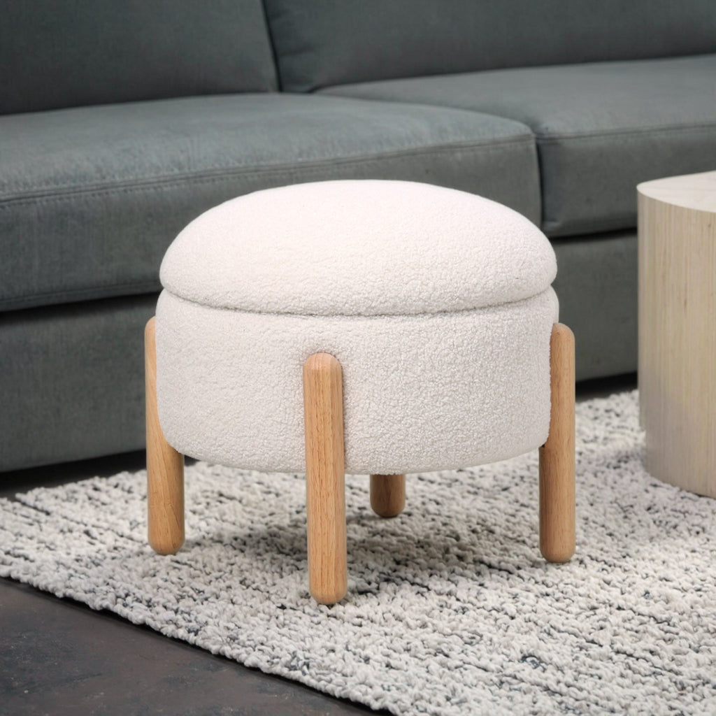 הדום אחסון בוקלה עגול דגם Nest