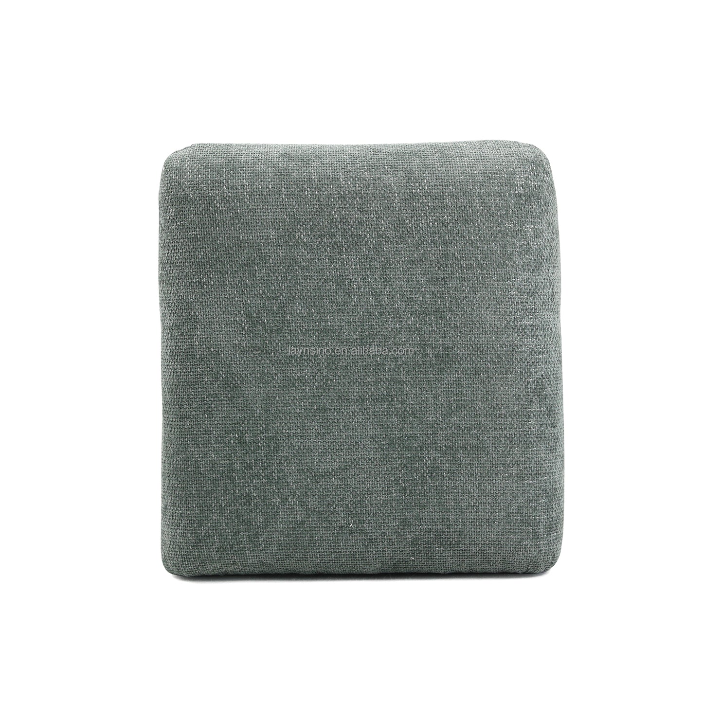 גב כורסה “Kano” בגוון ירוק־אפור – מבט אחורי.