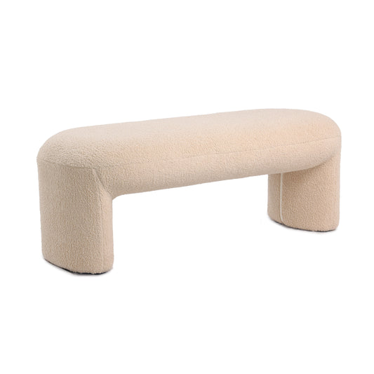 ספסל Eve – מבט אלכסוני המדגיש את המבנה המעוגל