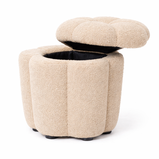 הדום אחסון בוקלה בעיצוב פרח דגם Flower Base