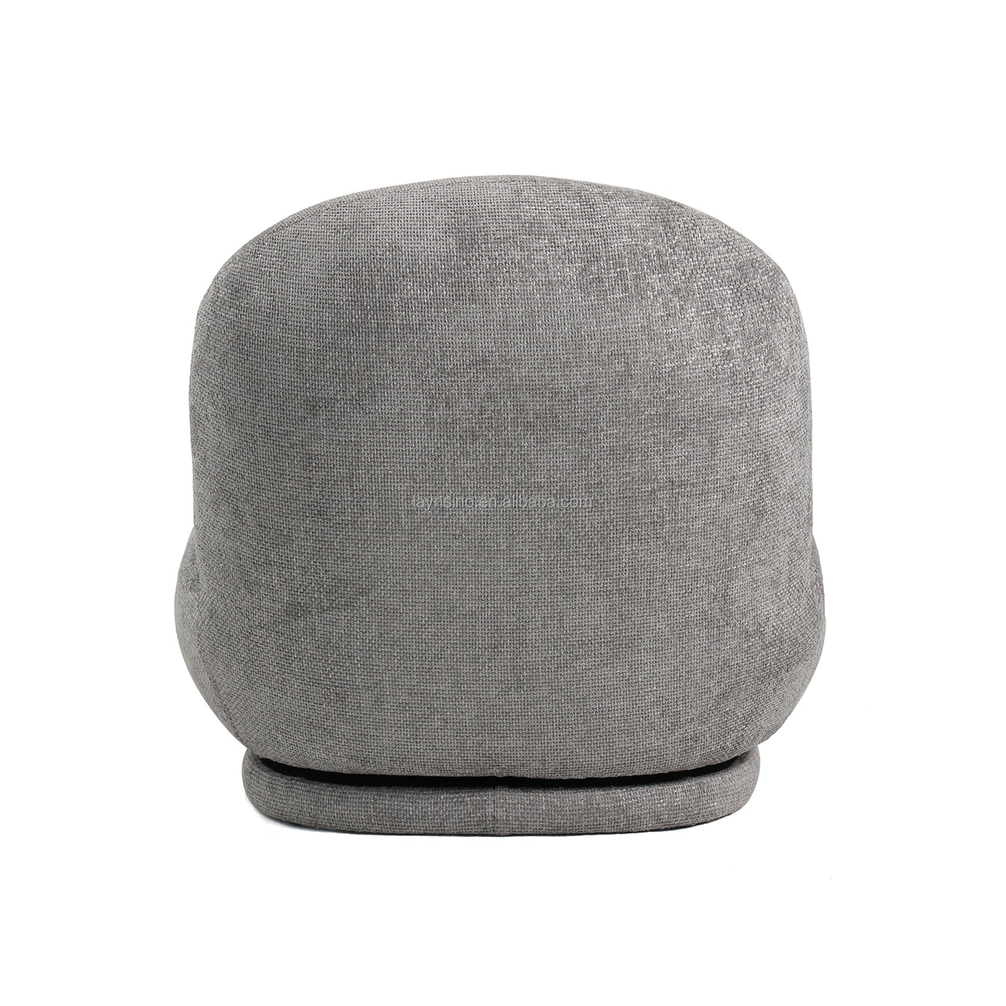 גב כורסא Milano בגוון אפור כהה עם ריפוד בוקלה סמיך ואחיד – עיצוב אלגנטי המתאים לכל סגנון עיצוב פנים.