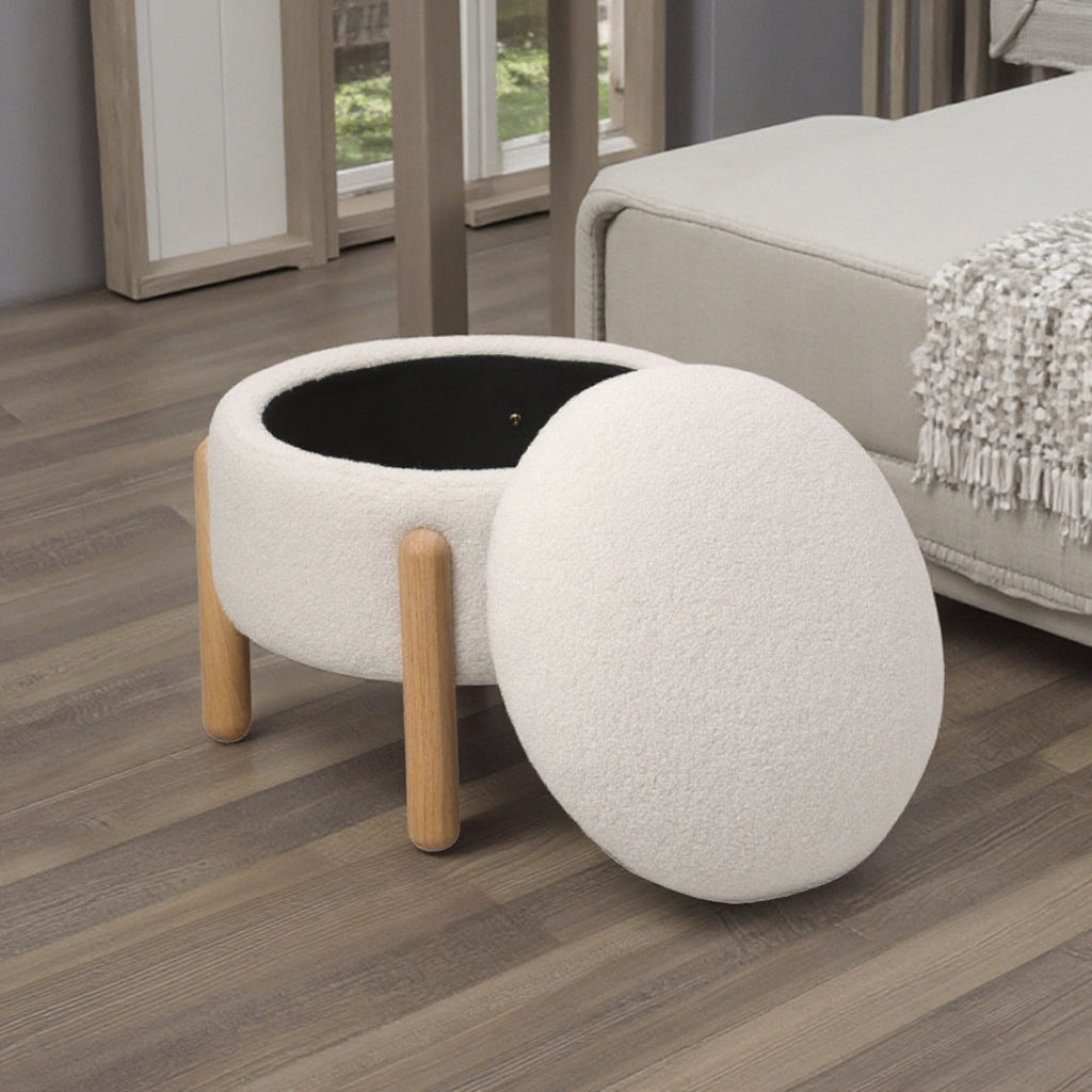 הדום אחסון בוקלה עגול דגם Nest