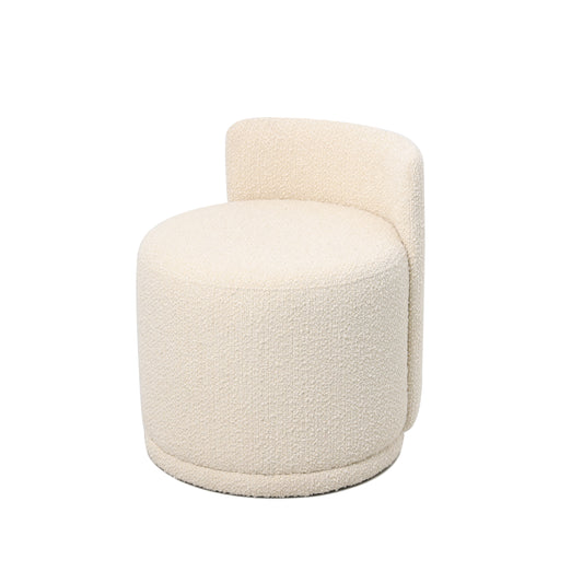 הדום Cocoon לבן שמנת על רקע לבן – תצוגת סטודיו