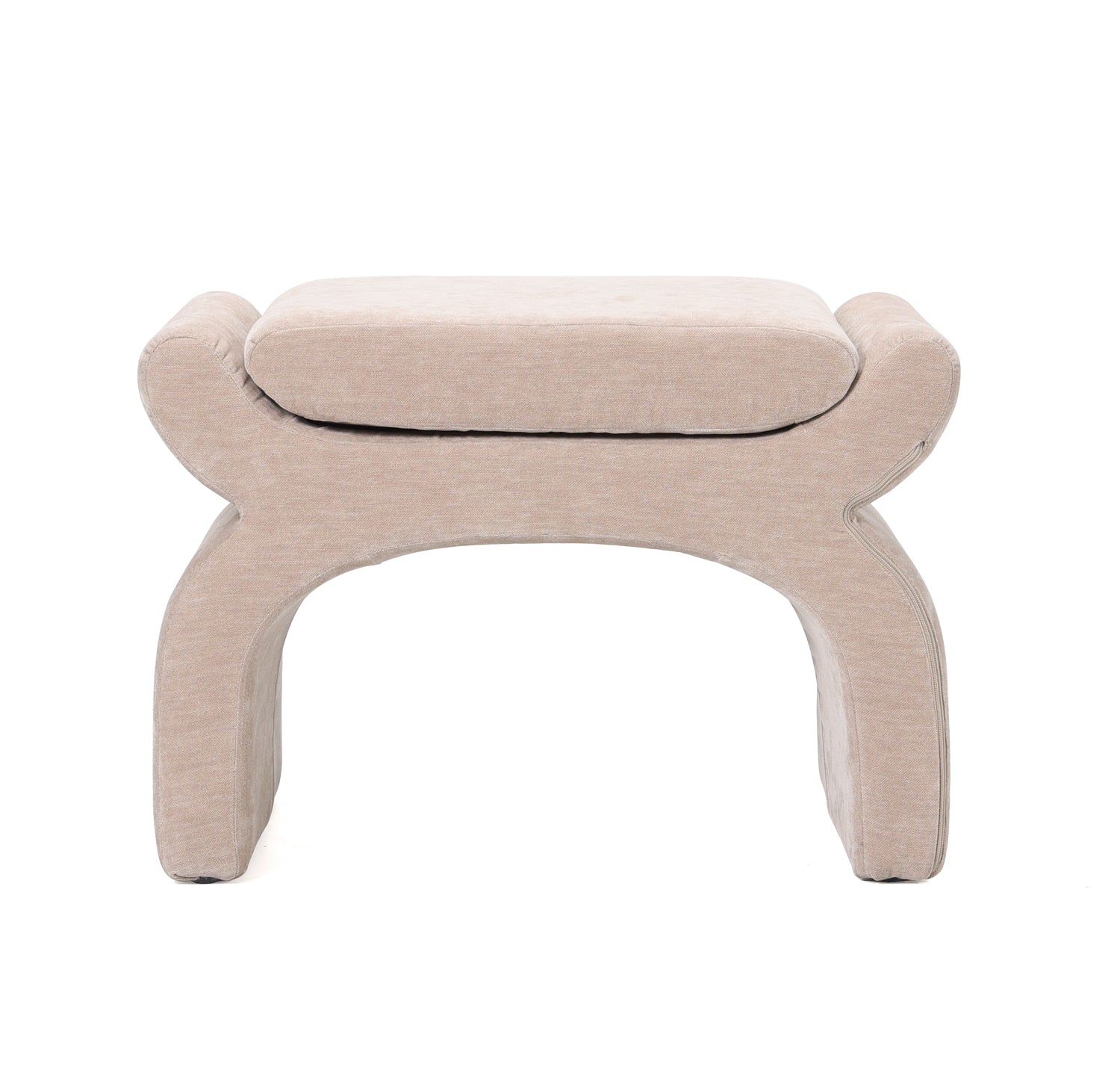 שרפרף “Canna Mini” בעיצוב מודרני בגוון בז'־שמנת