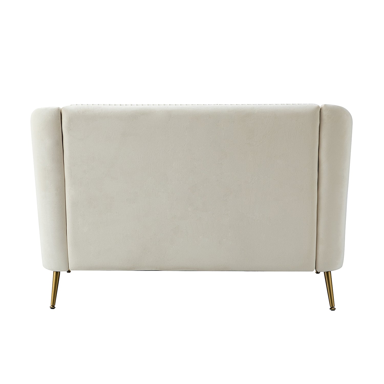 גב ספת Evelyn בגוון שמנת – ריפוד קטיפה חלק ואחיד