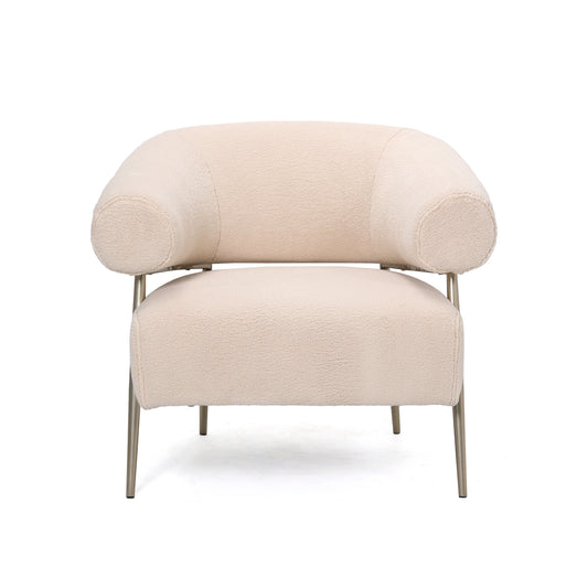 גב כורסה Siena בעיצוב רך ונקי בצבע שמנת