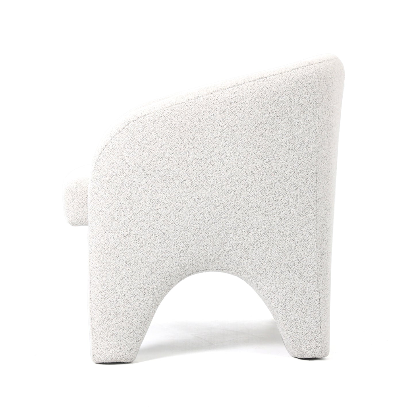 צד כורסה Harper המדגיש את המבנה המעוגל