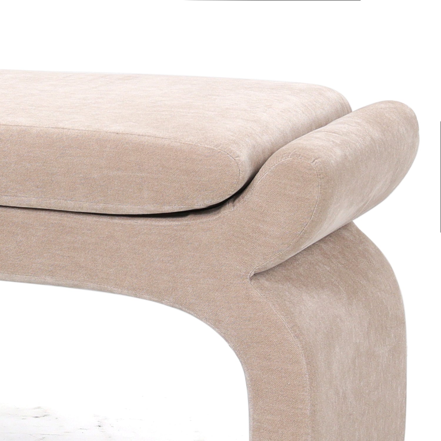 מרקם הבד הרך של ספסל “Canna” – איכות גבוהה ונעימות למגע