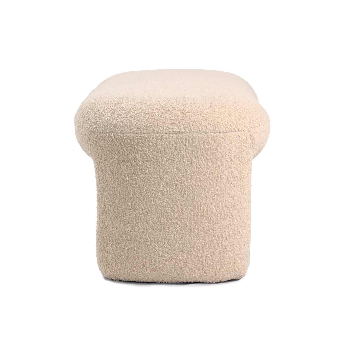 ספסל Eve – מבט צד המציג את העיצוב הקשתות