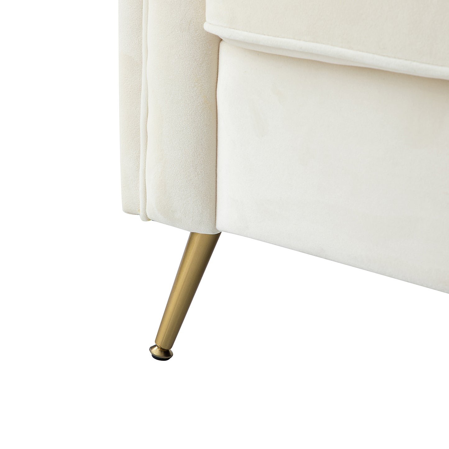 רגל מתכת בציפוי זהב מט של ספת Evelyn מבית DreamIt