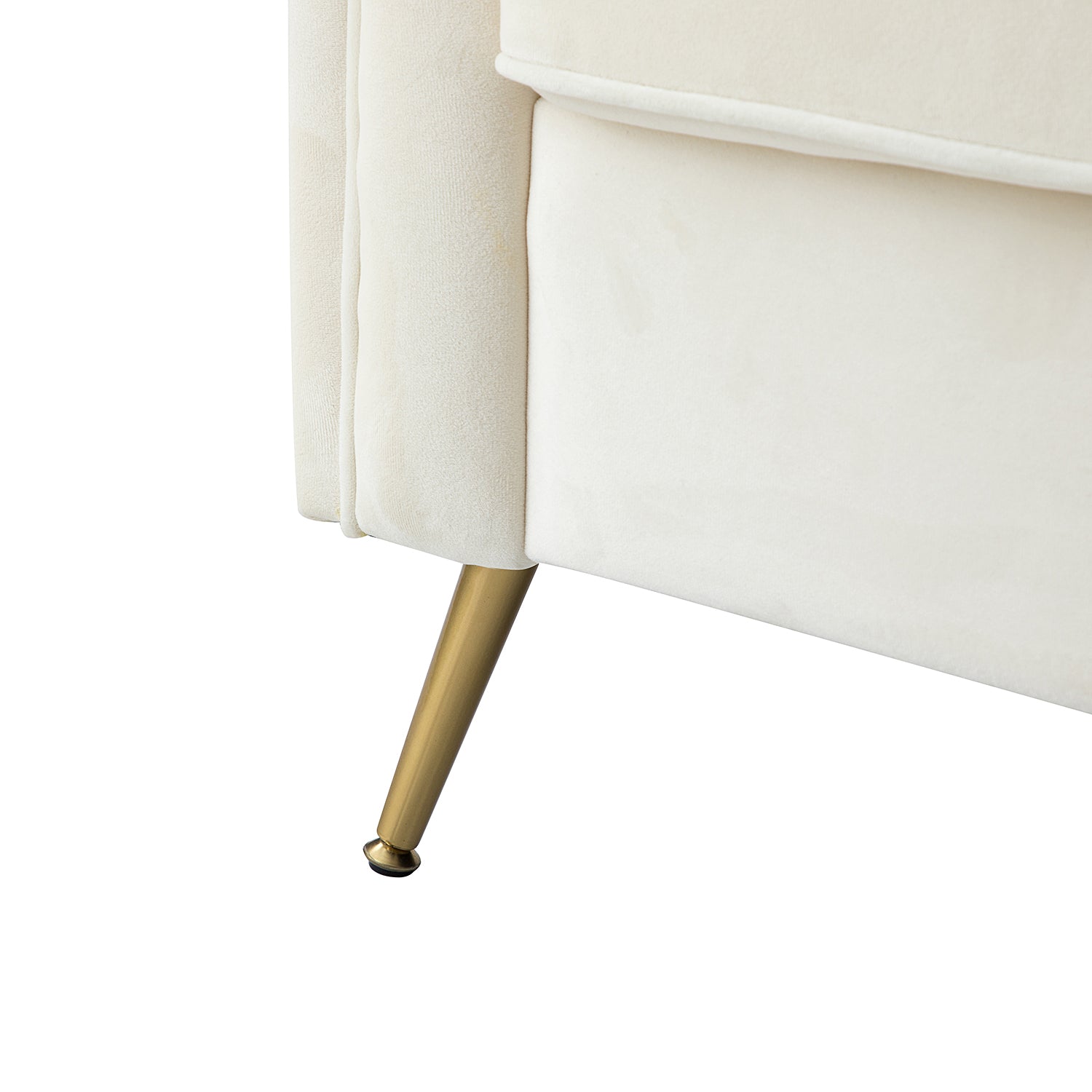 רגל מתכת בציפוי זהב מט של ספת Evelyn מבית DreamIt